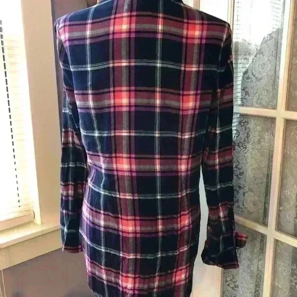 Express flannel shirt with corset style belt - Picture 3 of 6